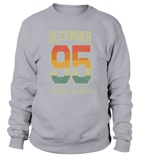 Vintage 80s December 1995 25th Birthday Gift Idea Women's Sweatshirt