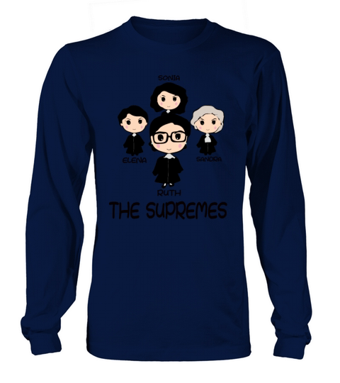 The US Supremes Court RBG Feminist Shirt for Women Men's Long Sleeve