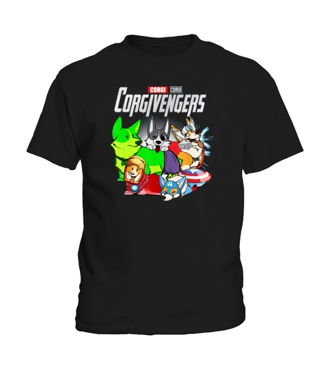 Corgi corgivengers dogvengers dog lover Kids T-Shirt