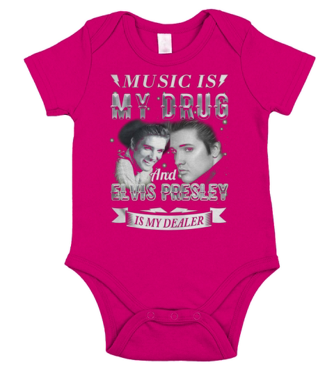 ONLY ELVIS PRESLEY FANS Short Sleeve Baby One-Piece