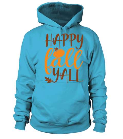 Happy Fall y all with acorn leaf Women's Hoodie