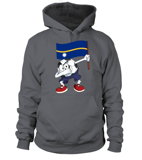 Nauru Dabbing Soccer Ball Women's Hoodie