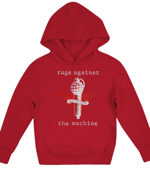 Rage Against The Machine Bulls On Parade Mic Kids Hoodie
