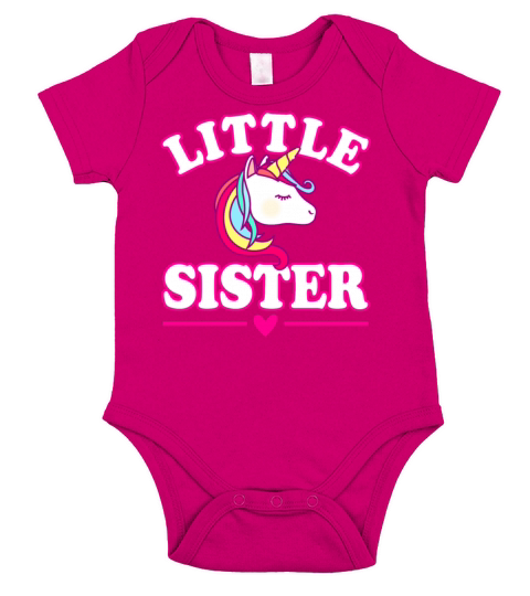 Little Sister Short Sleeve Baby One-Piece