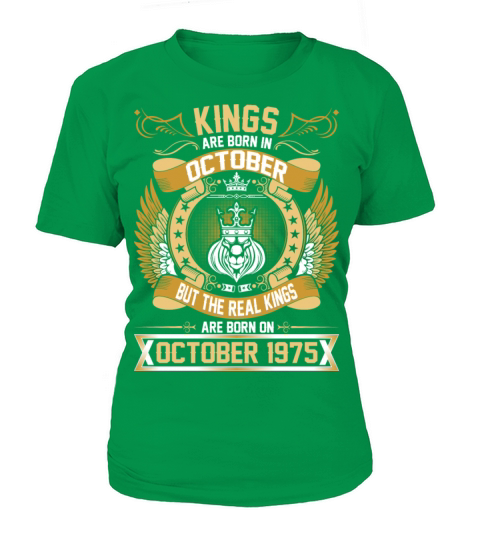 The Real Kings Are Born On October 1975 Women's T-Shirt