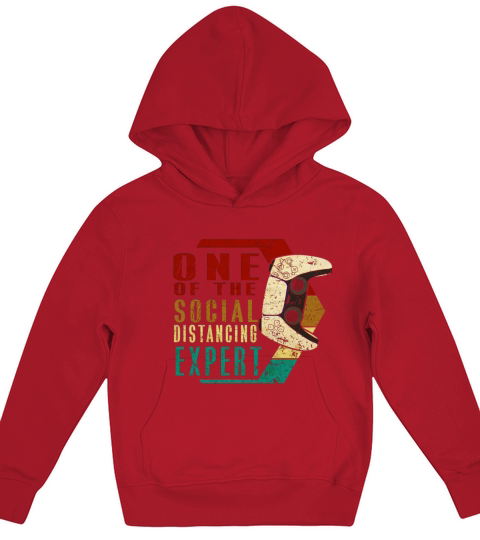 One Of The Social Distancing Expert Gaming Gamer Kids Hoodie