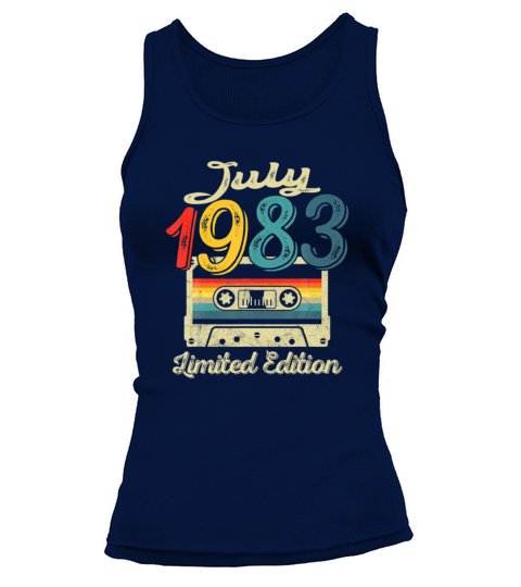 Vintage July 1983 Cassette Tape 38th Birthday Women's Tank Top