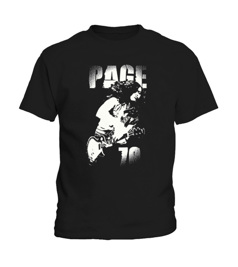 Retro Graphic Jimmy Page 70 Art Kids T-Shirt