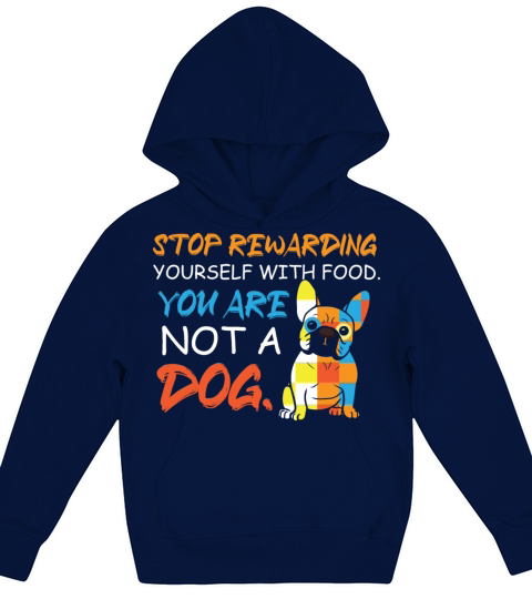 Not A Dog Foodie Gift Kids Hoodie