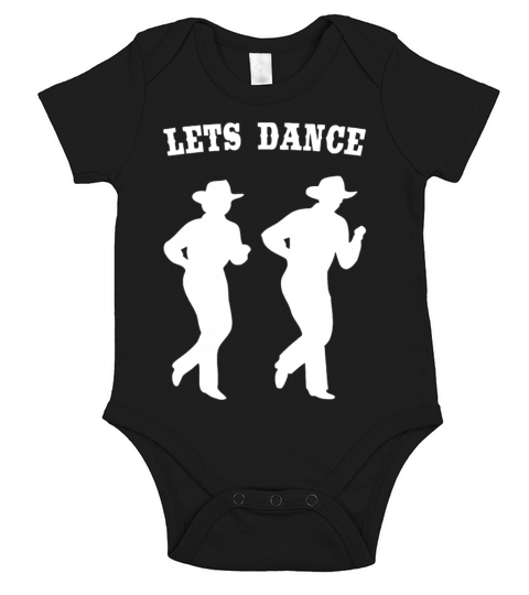 LINE DANCING Short Sleeve Baby One-Piece