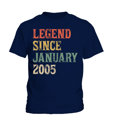 Legend Since January 2005 16th Birthday Gifts 16 Y Kids T-Shirt