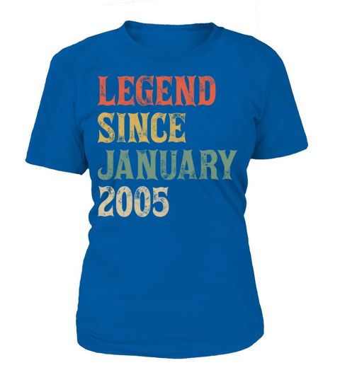 Legend Since January 2005 16th Birthday Gifts 16 Y Women's T-Shirt