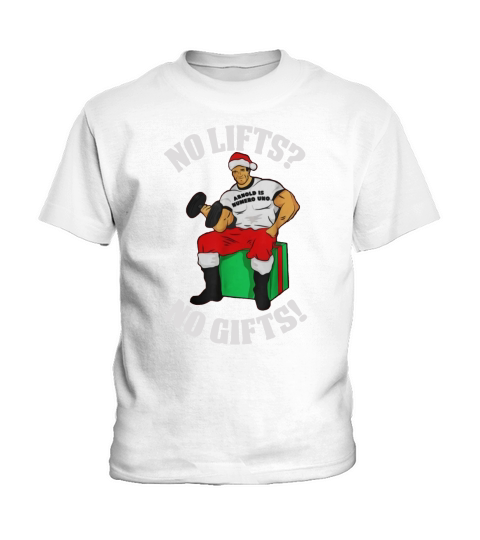 Arnold Is Numero Uno No Lifts No Gifts Christmas Kids T-Shirt