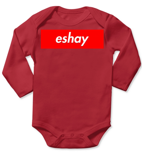 eshay supreme Long Sleeve Baby One-Piece