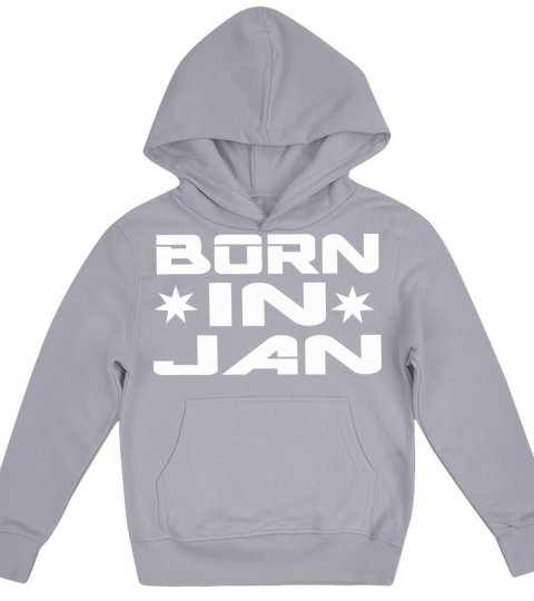 Born in January Kids Hoodie