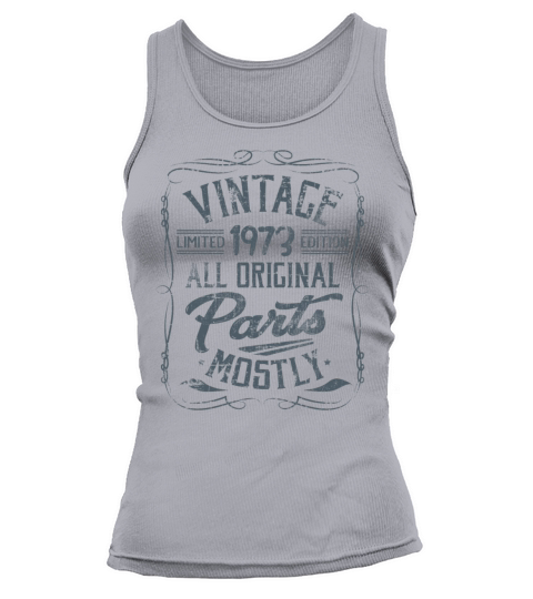 Birthday 1973 Vintage Born In Women's Tank Top