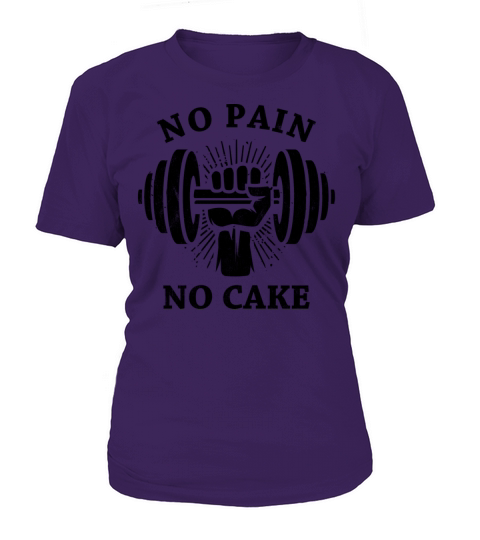 No Pain No Cake BLK Women's T-Shirt