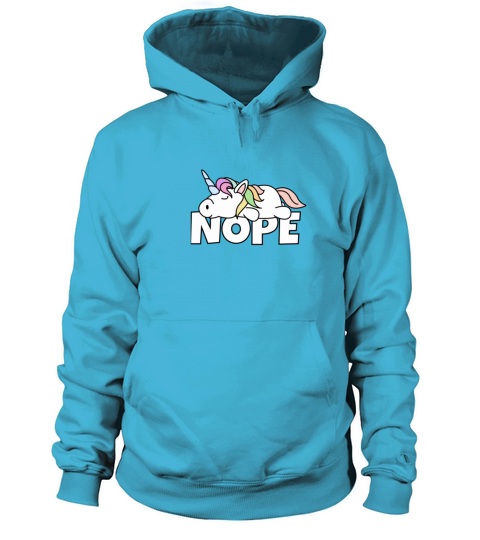 Nope unicorn Classic T-Shirt Men's Hoodie