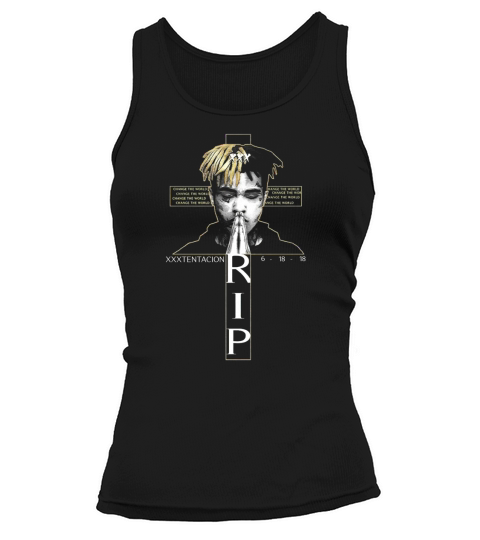 XXXTentacion Mugshot T-Shirt Hip Hop Rap merch 17 Revenge Police arrest RIP New Tank top Woman