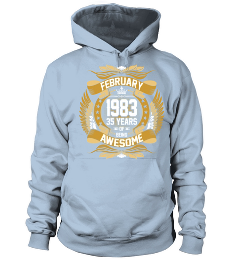 Feb 1983 35 Years Awesome Women's Hoodie