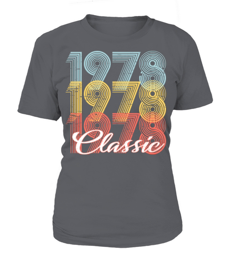 Classic Vintage 43th birthday Shirt Born In 1978 Women's T-Shirt