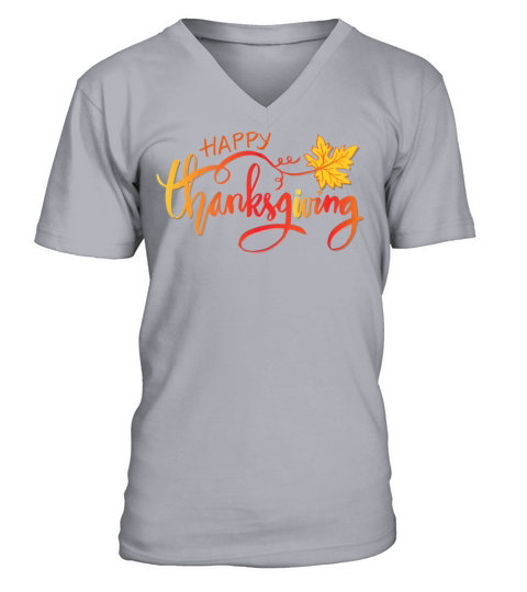 Happy Thanksgiving Men's V-Neck T-shirt