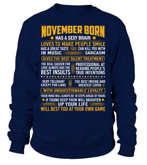 NOVEMBER BORN Women's Sweatshirt
