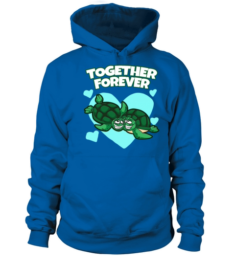 Together Forever Turtle Tag Team Women's Hoodie