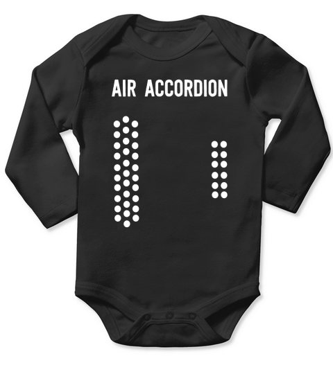 Air Accordion T-Shirt Long Sleeve Baby One-Piece