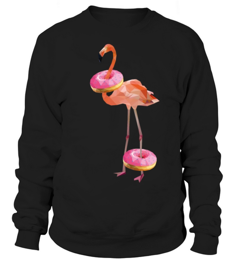 donut flamingo Women's Sweatshirt