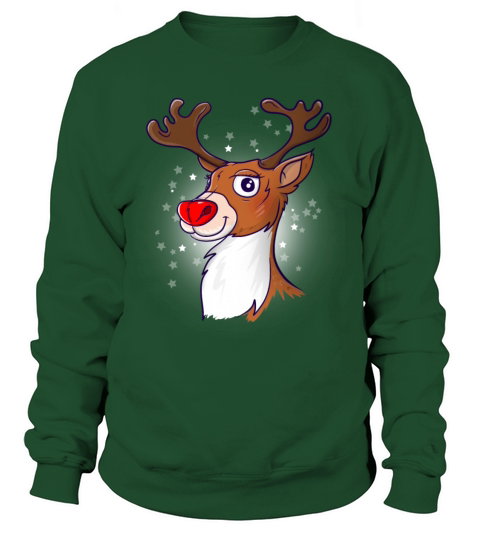 Merry Christmas Rudolph The Red Nosed Reindeer Women's Sweatshirt
