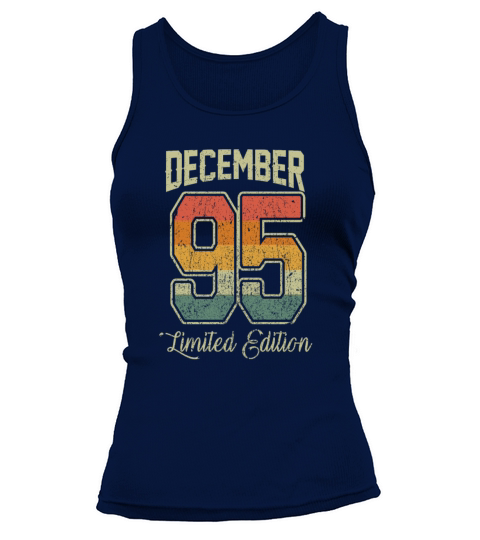 Vintage 80s December 1995 25th Birthday Gift Idea Women's Tank Top