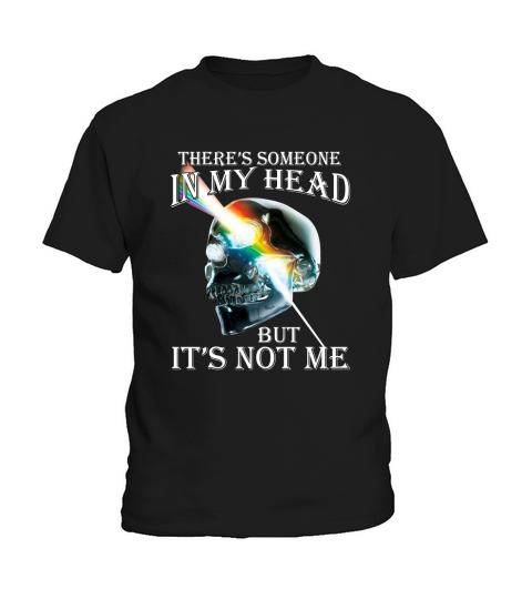 Theres Someone In My Head But Its Not Me Skull Pink Floyd Lgbt Kids T-Shirt