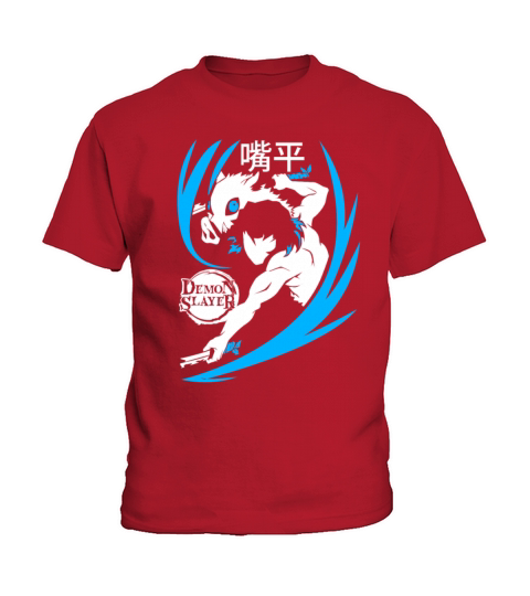 Inosuke Hashibira Demon Slayer Kimetsu No Yaiba Kids T-Shirt