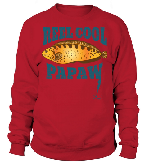 Reel Cool Papaw Funny Fishing design Men's Sweatshirt