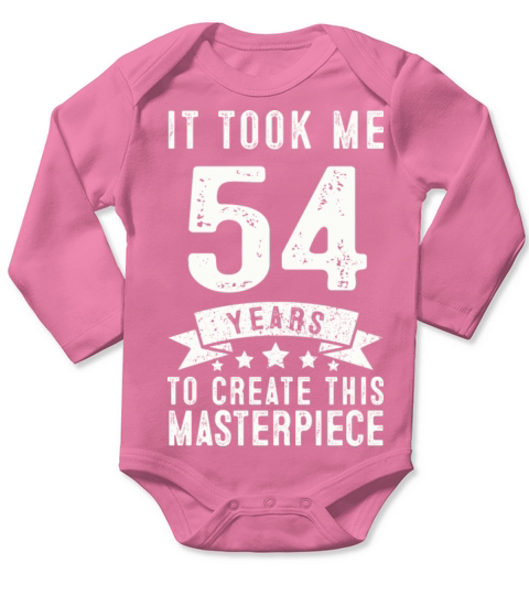 Funny 54 Years Old 1967 T Shirt 54th Birthday Gift Long Sleeve Baby One-Piece
