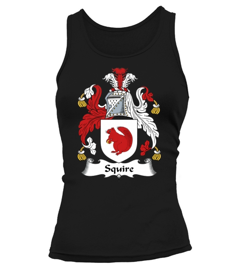 Squire Family Crest British Family Crests Tank top Woman