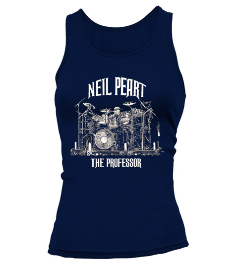 Anna Press Neil Peart The Professor  The Drummer Black Tank top Woman