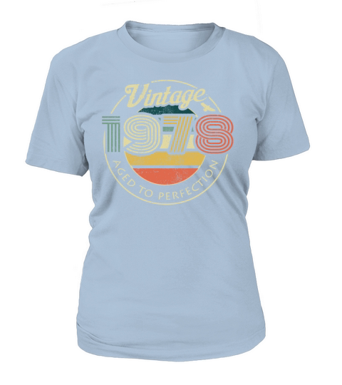 1978 Vintage born in Retro age Birthday gift idea Women's T-Shirt