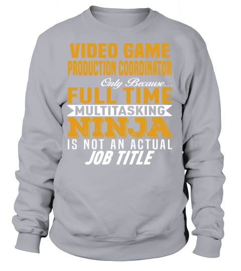 Video Game Production Coordinator Women's Sweatshirt
