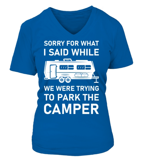 Camping Camper Vacation Gift Women's V-Neck T-shirt