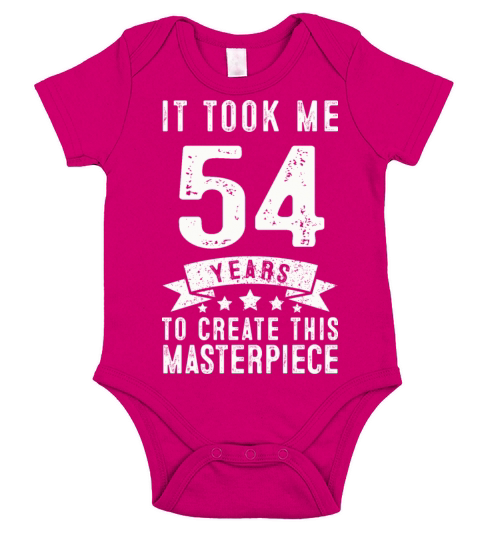 Funny 54 Years Old 1967 T Shirt 54th Birthday Gift Short Sleeve Baby One-Piece