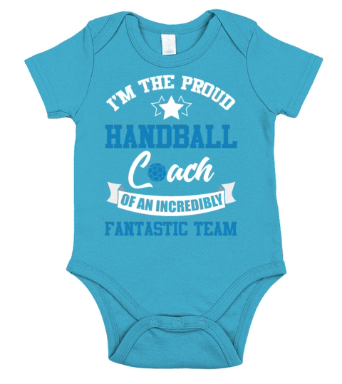 Handball Coach Handballer Team Ball Sport Short Sleeve Baby One-Piece