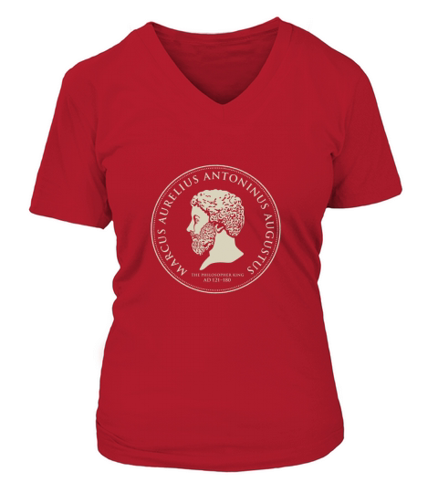 Marcus Aurelius Antoninus Augustus V-neck T-Shirt Woman