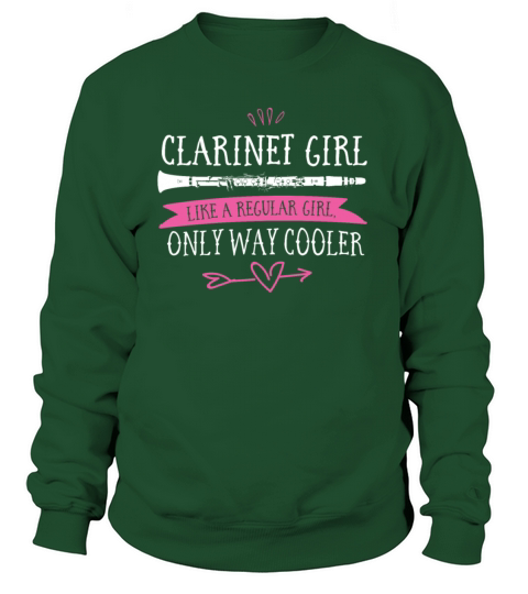 Clarinet Girl Wind Instrument Marching Band Gift Women's Sweatshirt