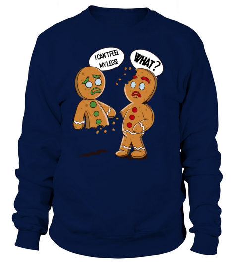 Funny Gingerbread Christmas Design Women's Sweatshirt
