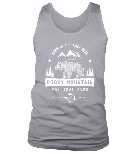 Rocky Mountain National Park Vintage Colorado Bear Retro Tank Top Unisex