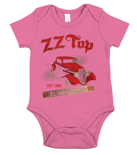 ZZ Top - Eliminator Est. 1969 T-Shirt Short Sleeve Baby One-Piece