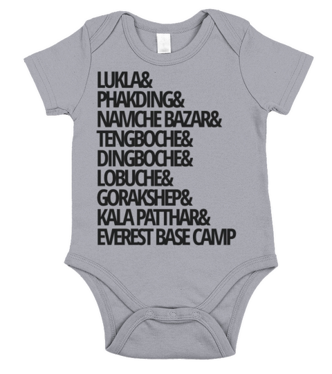 Everest Base Camp Trek Short Sleeve Baby One-Piece