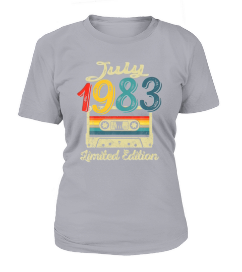 Vintage July 1983 Cassette Tape 38th Birthday Women's T-Shirt